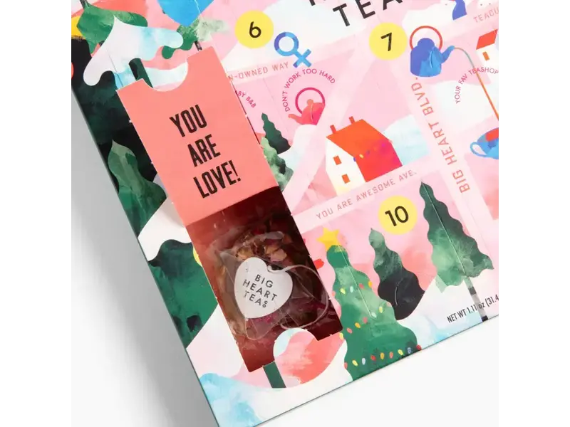 Big Heart Tea Co 12 Days of Cozy Tea Advent Calendar