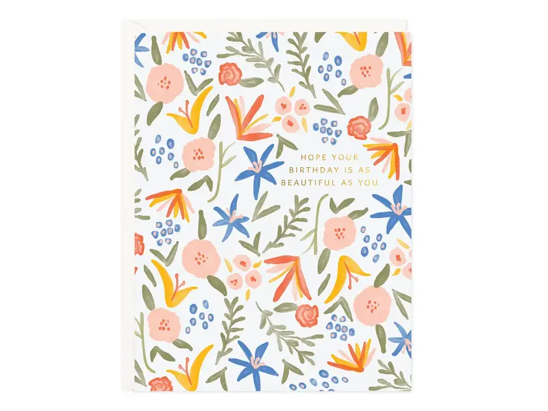 Ramona & Ruth Birthday Floral Spice Card