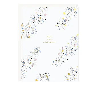 Cue Confetti Card