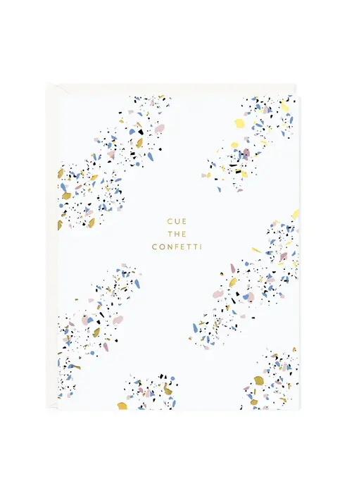 Cue Confetti Card