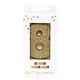 8 Glitter Number Candle Gold