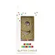 9 Glitter Number Candle Gold