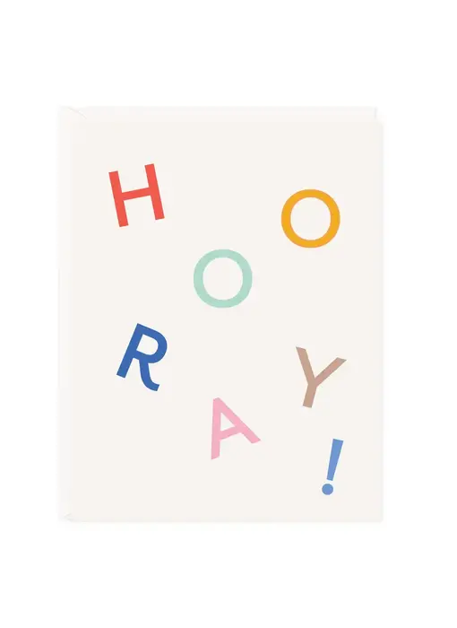 Hooray Letters Card