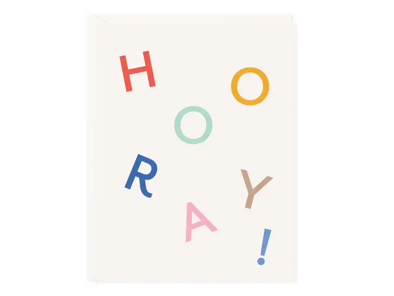 Ramona & Ruth Hooray Letters Card