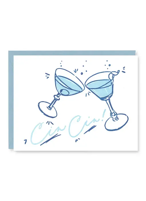 Cin Cin Congrats Card