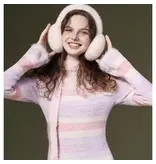 LoveLina Fuzzy Warm and Cozy Earmuffs - Black