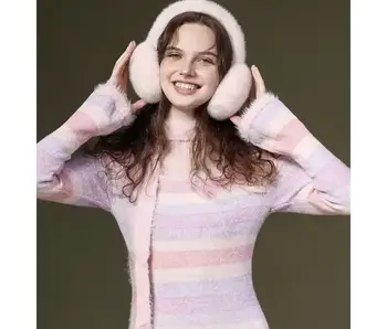 Fuzzy Warm and Cozy Earmuffs - Black