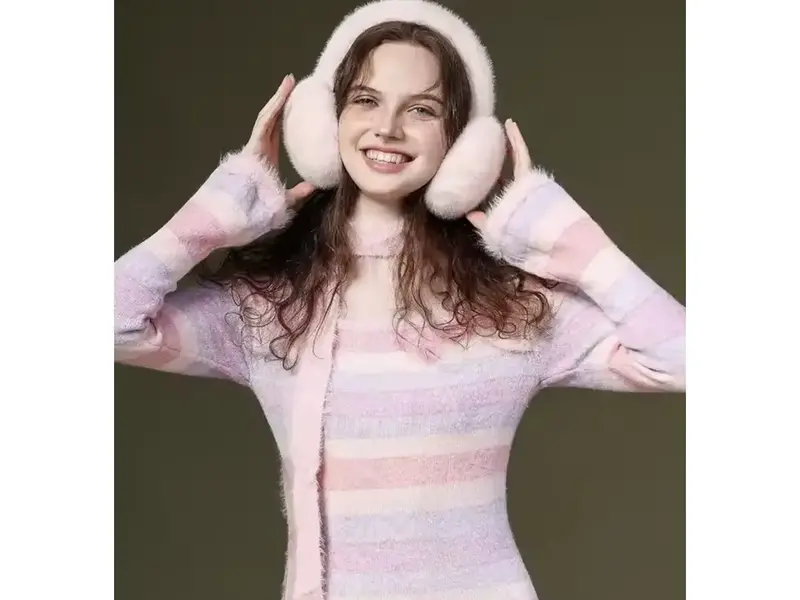 LoveLina Fuzzy Warm and Cozy Earmuffs - Black
