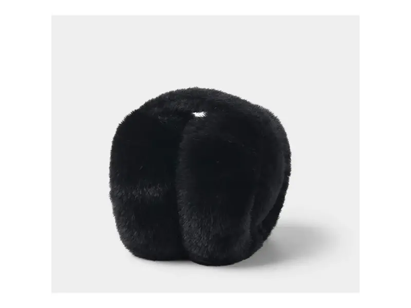 LoveLina Fuzzy Warm and Cozy Earmuffs - Black