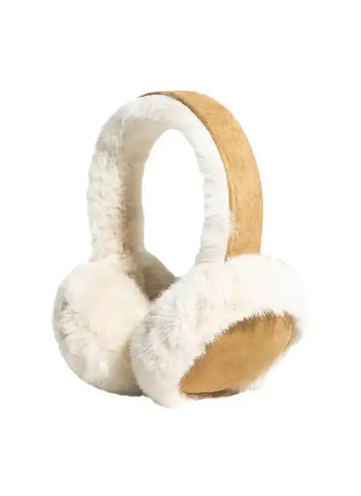 Fuzzy Warm and Cozy Earmuffs - Brown