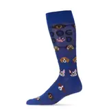 Infinity Classics International Dog Dad; Bamboo Crew Socks; Blue 10-13