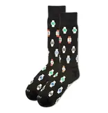 Infinity Classics International Time To Get A Watch Bamboo Blend Men's Crew Socks Black 10-13