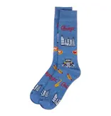 Infinity Classics International Best of Chicago; Bamboo Crew Socks; Denim 10-13 Infinity Classics International Best of Chicago; Bamboo Crew Socks; Denim 10-13