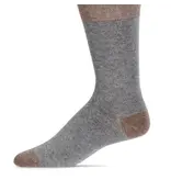 Infinity Classics International Fancy Heels Soft Cashmere Blend Crew Sock; Gray Heather 10-13 Infinity Classics International Fancy Heels Soft Cashmere Blend Crew Sock; Gray Heather 10-13