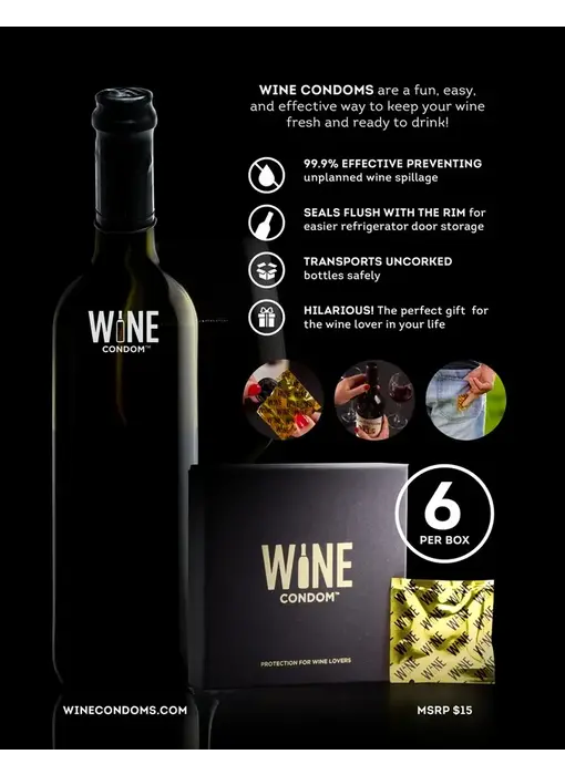 The Original Wine Condoms | Bottle Stopper