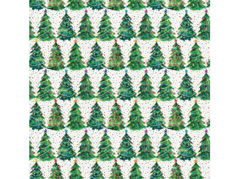 Jillson & Roberts Christmas Trees Wrap - Jumbo