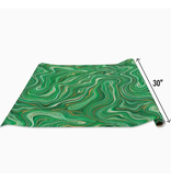 Jillson & Roberts Marbleized Green Wrap - Roll