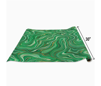 Marbleized Green Wrap - Roll