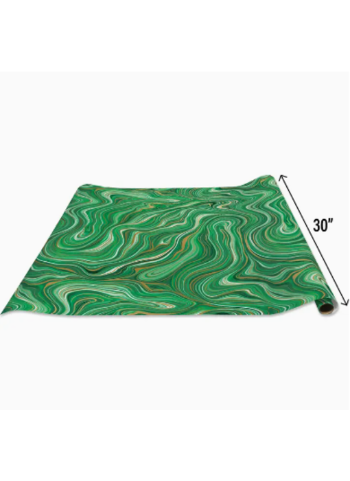 Marbleized Green Wrap - Roll