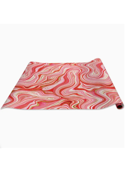 Marbleized Red Wrap - Roll