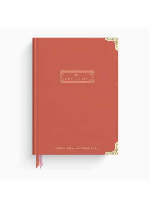 2025 the Good Life 17-Month Medium Bound Planner