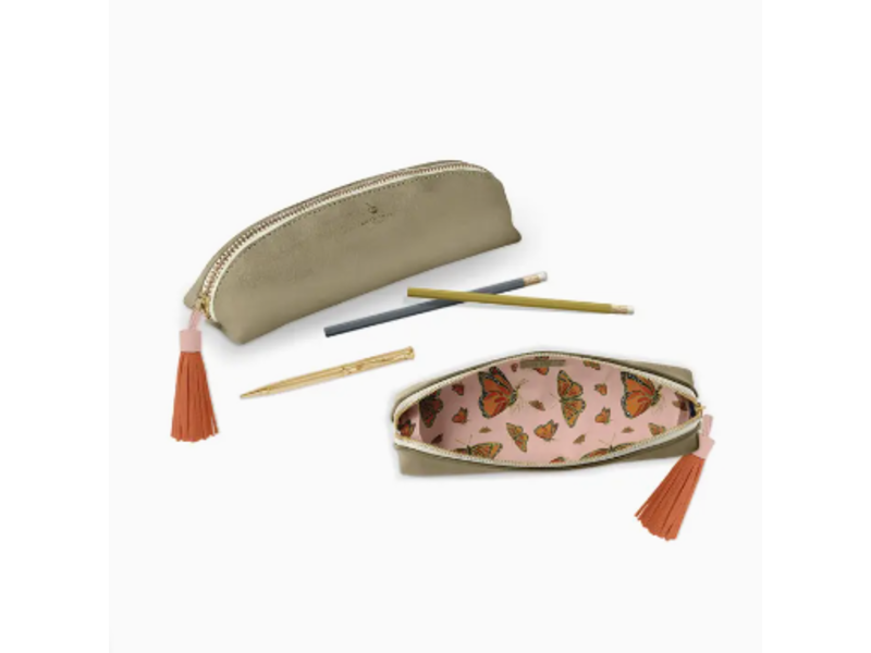 Good JuJu Ink Luxe Slim Pencil Pouch - Metallic Bronze