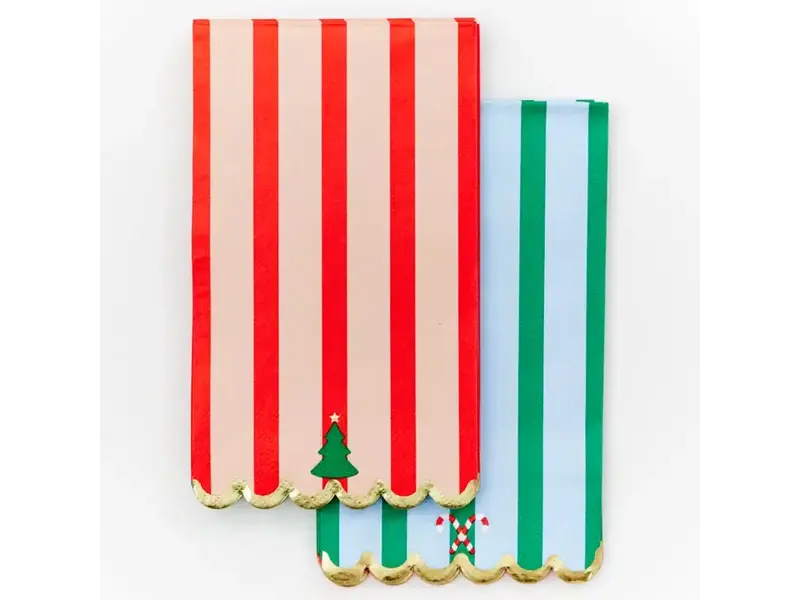 Paper Source Whimsical Dual Striped Guest Napkins