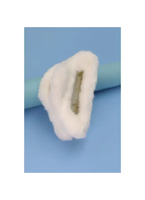 Luxurious Large Furry Hair Claw Clips - Off White