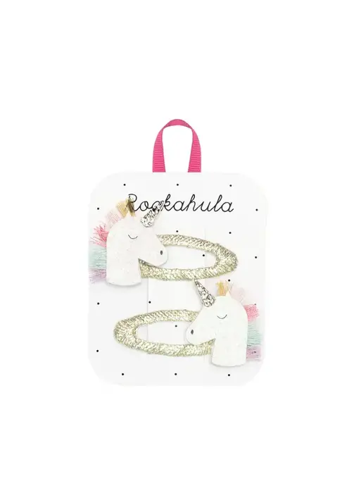 Rainbow Unicorn Clips