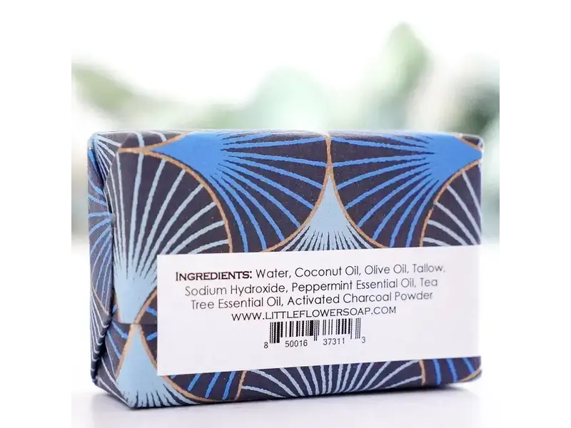 The Little Flower Soap Co Activated Charcoal Handmade Soap