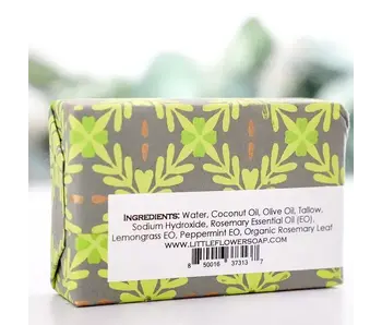 Rosemary Lemon Mint Handmade Soap 6 oz