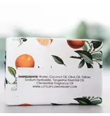 The Little Flower Soap Co Tangerine Basil Handmade Soap 6 oz