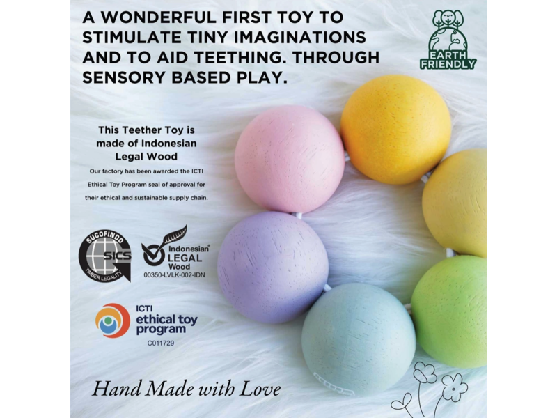 Le Toy Van Teething Wooden Beads