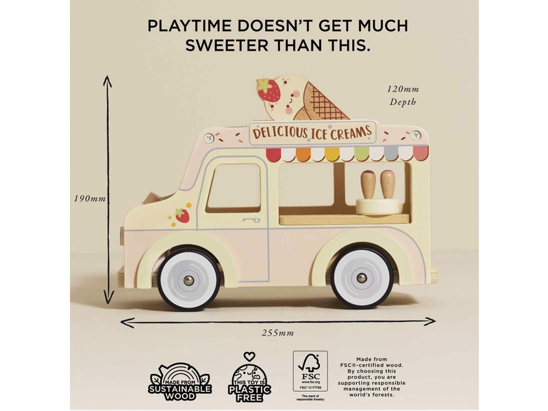 Le Toy Van Wooden Ice Cream Van