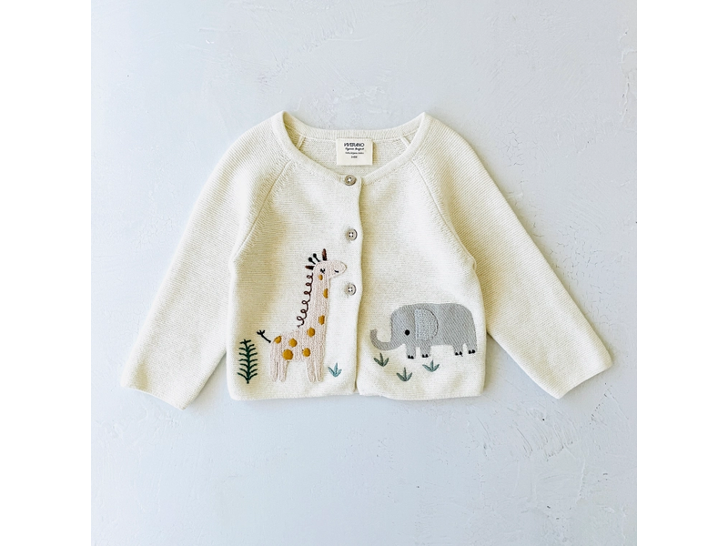 Viverano Organics Animal Safari Cardigan (Organic)