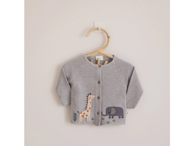 Viverano Organics Animal Safari Cardigan (Organic)
