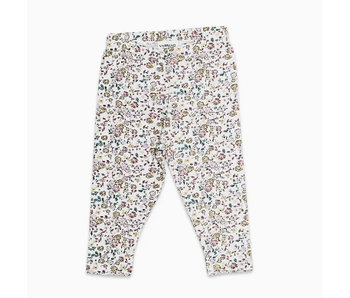 Floral Jersey Stretch Baby Legging Pants (Organic Cotton)