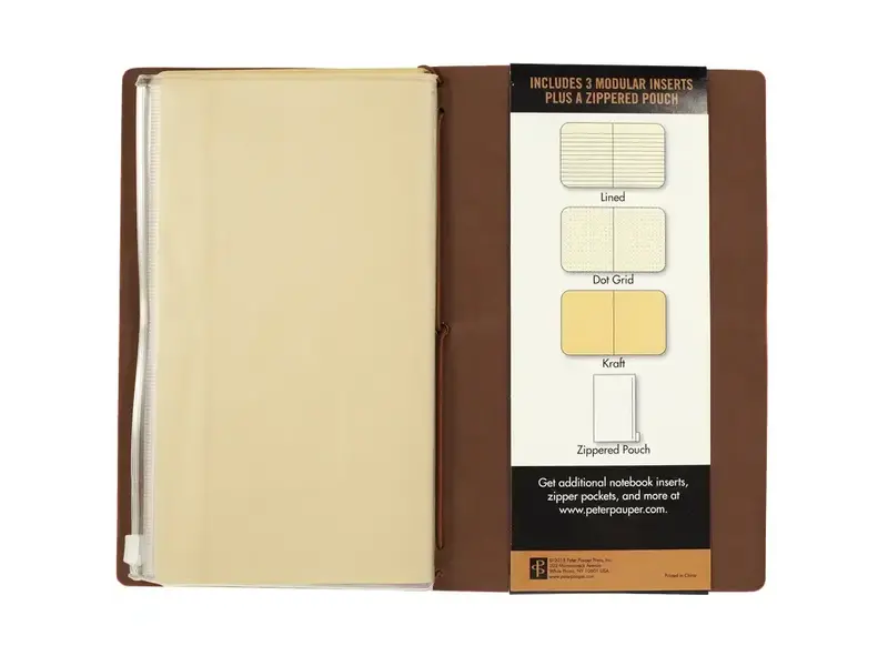 Peter Pauper Press Voyager Nutmeg Journal