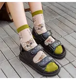 Funkyrel® Atzbranding Limited Cat Mesh Socks For Women