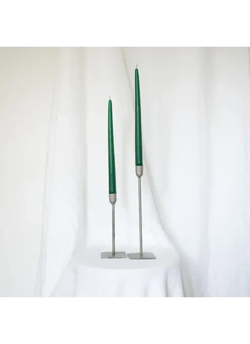 Taper Candles - Pair Green