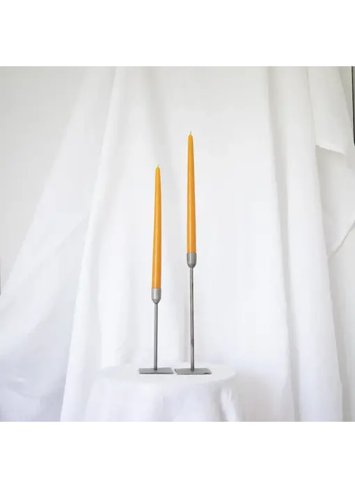 Taper Candles- Pair Harvest Gold