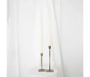 Taper Candles - Pair Ivory