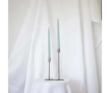 Taper Candles - Pair Light Blue