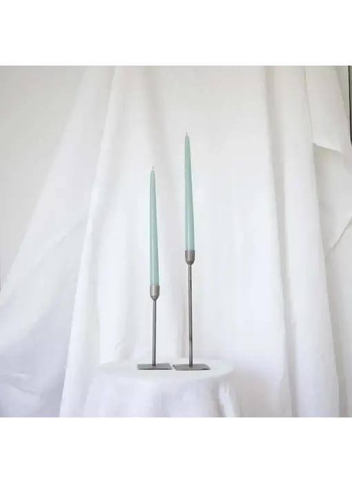 Taper Candles - Pair Light Blue