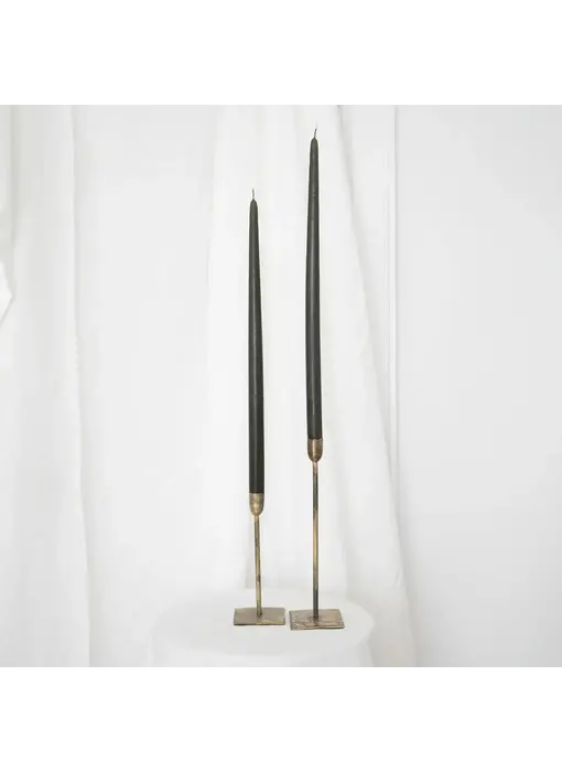 Taper Candles - Pair Olive