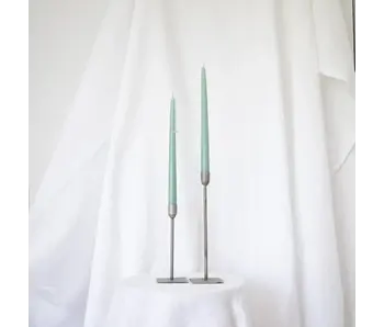 Taper Candles - Pair Sage