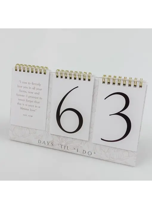 Wedding Countdown Calendar