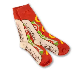 Chicago Style Hot Dog Socks - Large
