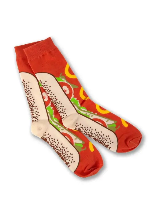 Chicago Style Hot Dog Socks - Large