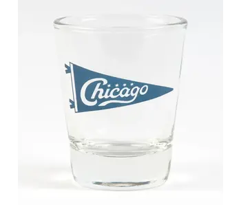 Chicago Pennant Shot Glass